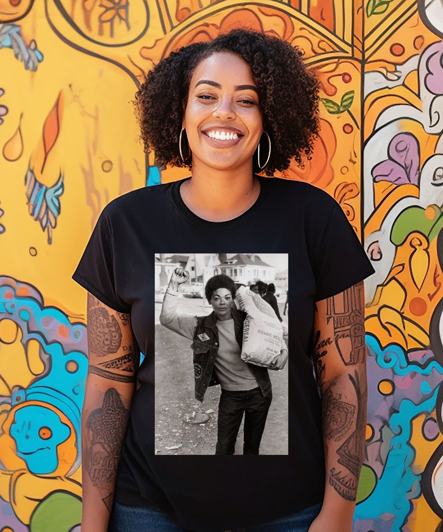 People’s Free Food Program T-Shirt – Celebrate Black History & Empowerment T-Shirt