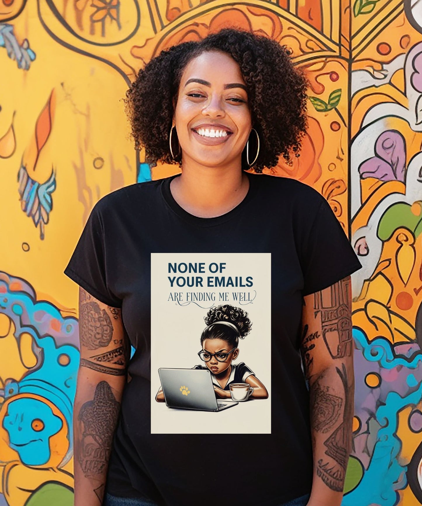 None of Your Emails Are Finding Me Well, Work T-Shirt – Sarcastic Office Tee, Casual Graphic Shirt