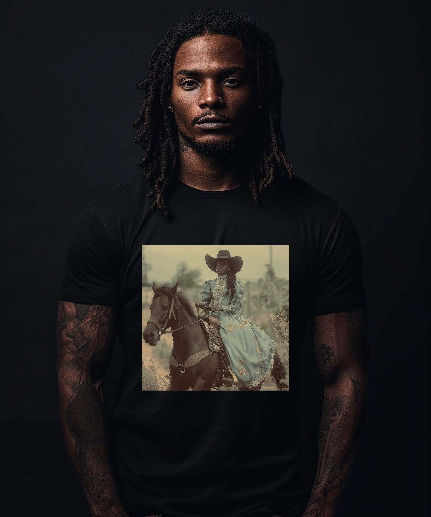 Cowgirl Country - Western Rodeo Cowgirl Tee