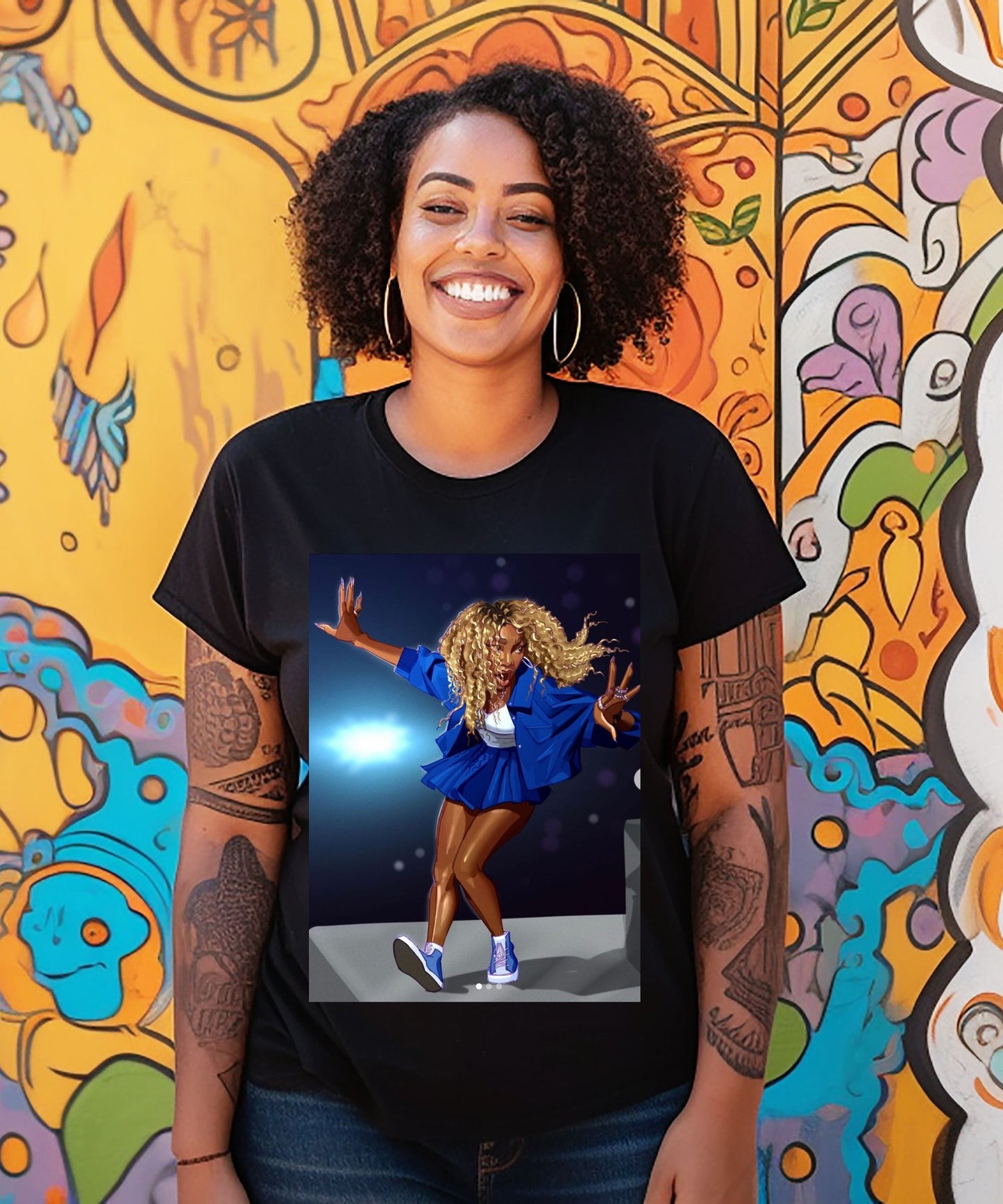 Serena Williams Crip Walk T-shirt– 2025 Halftime Show Tee, Music & Sports Streetwear