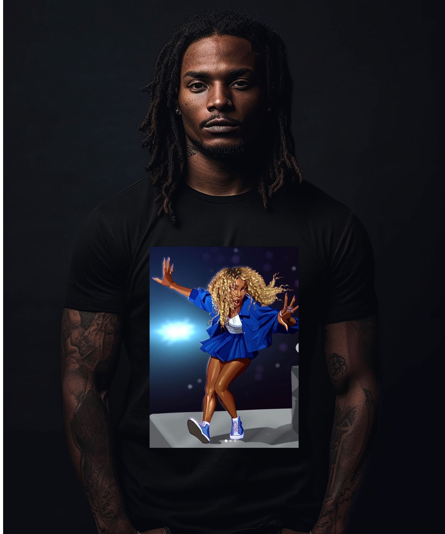 Serena Williams Crip Walk T-shirt– 2025 Halftime Show Tee, Music & Sports Streetwear