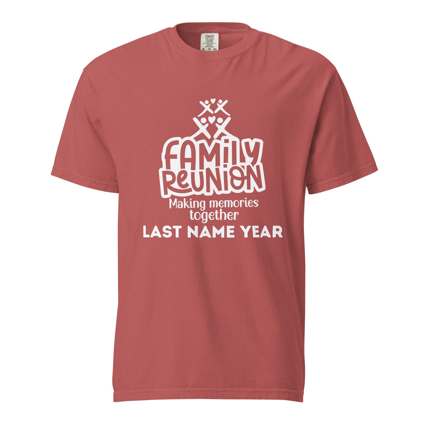Making Memories Together Custom Family Last Name T-Shirts | 2024 Family Reunion | Personalized Family Gathering Tees
