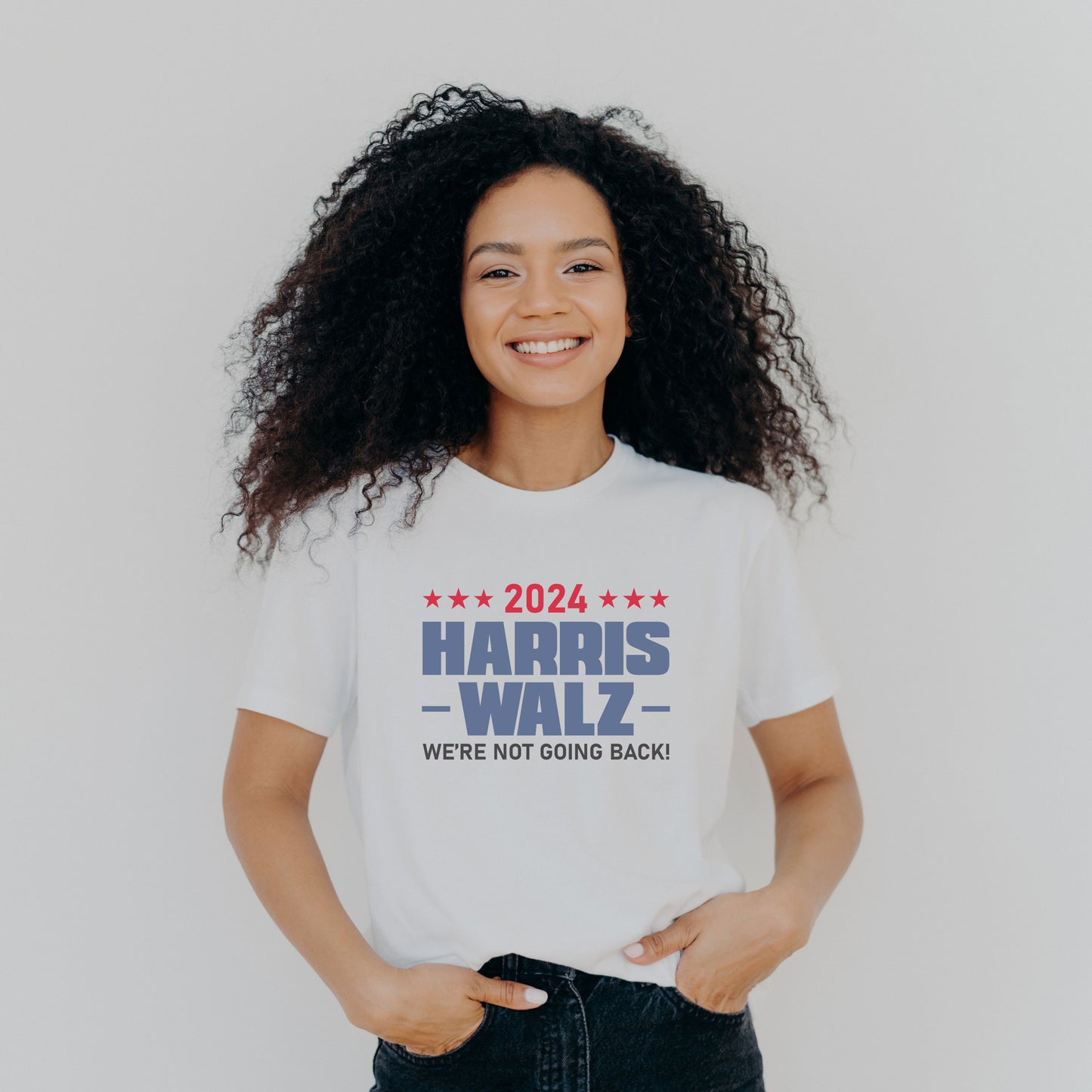 2024 Harris Walz We Are Not Going Back | Digital Download for DIY Apparel, Home Decor, and More