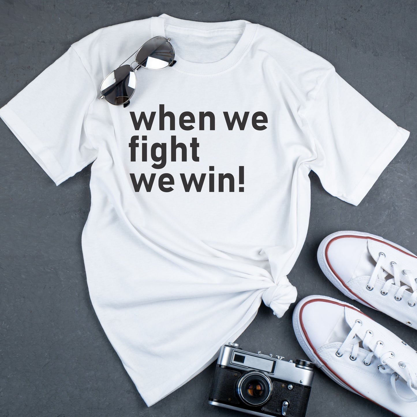 When We Fight, We Win Election T-Shirt | Vote for Justice | 2024 Election & Voting Rights Inspirational T-Shirt (2)