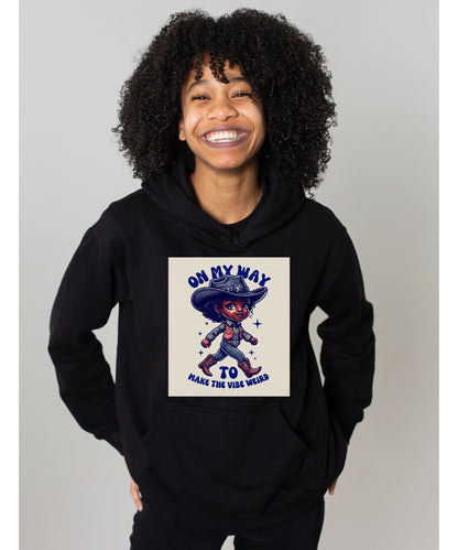 On My Way to Make the Vibe Weird, Digital Design | Retro Aesthetic PNG for T-Shirts & Hoodies