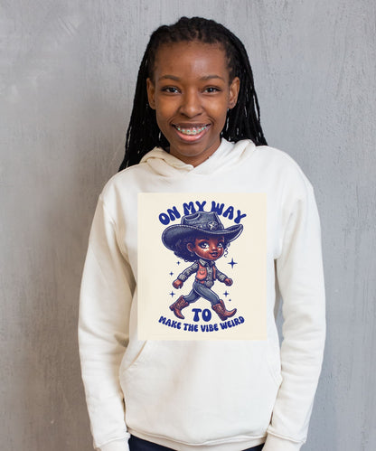 On My Way to Make the Vibe Weird, Digital Design | Retro Aesthetic PNG for T-Shirts & Hoodies