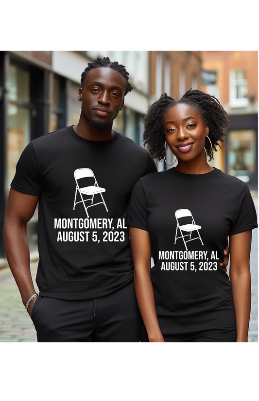 Montgomery, AL August 2023 : Black Pride and Unity T-Shirt