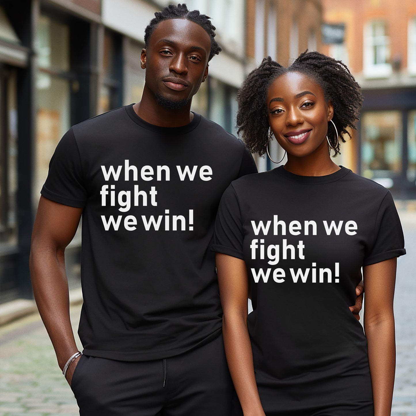 When We Fight, We Win Election T-Shirt | Vote for Justice | 2024 Election & Voting Rights Inspirational T-Shirt