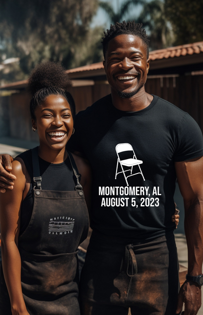 Montgomery, AL August 2023 : Black Pride and Unity T-Shirt