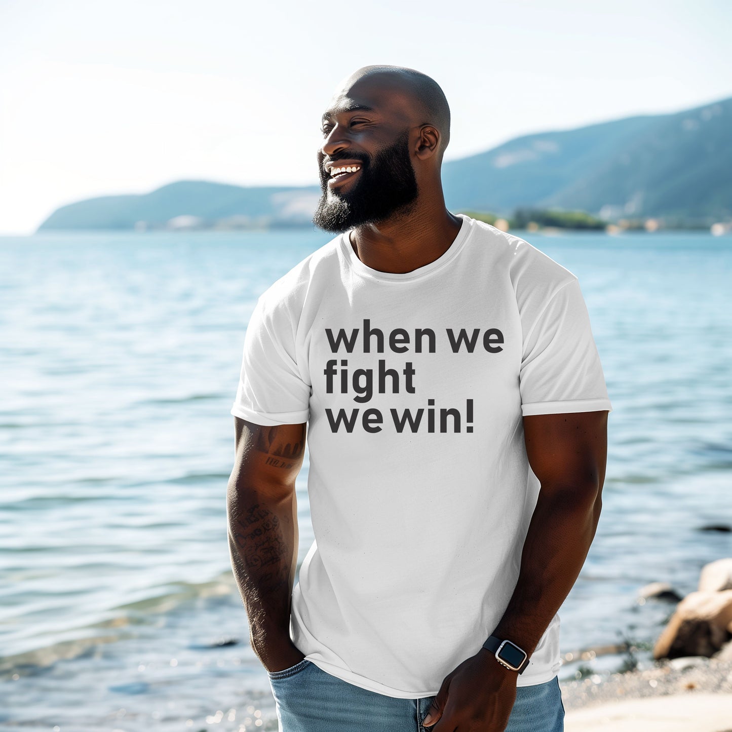 When We Fight, We Win Election T-Shirt | Vote for Justice | 2024 Election & Voting Rights Inspirational T-Shirt (2)