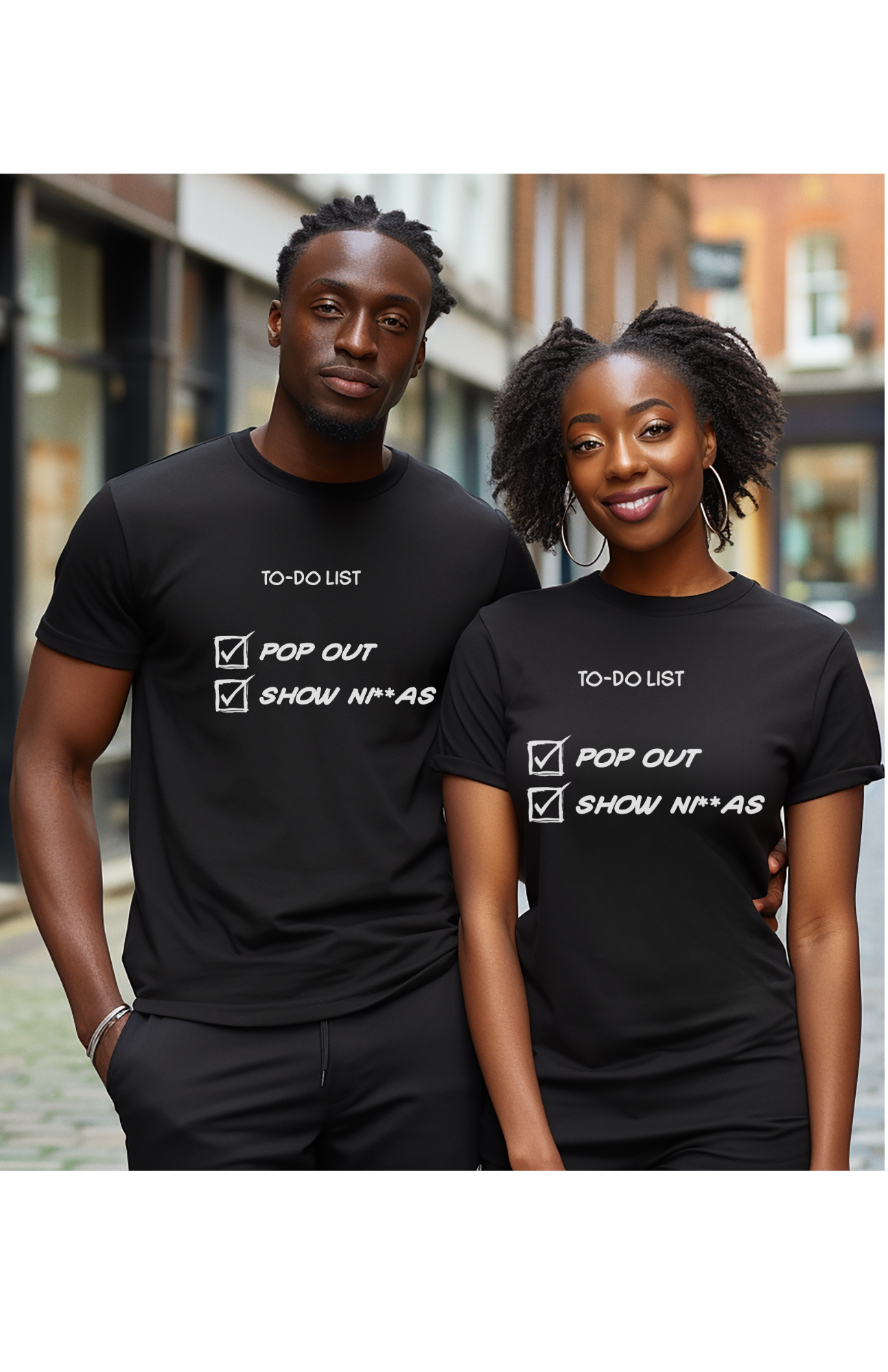 "Pop Out and Show Ninja" Inspirational To-Do List Design - Bold and Motivational Unisex t-shirt