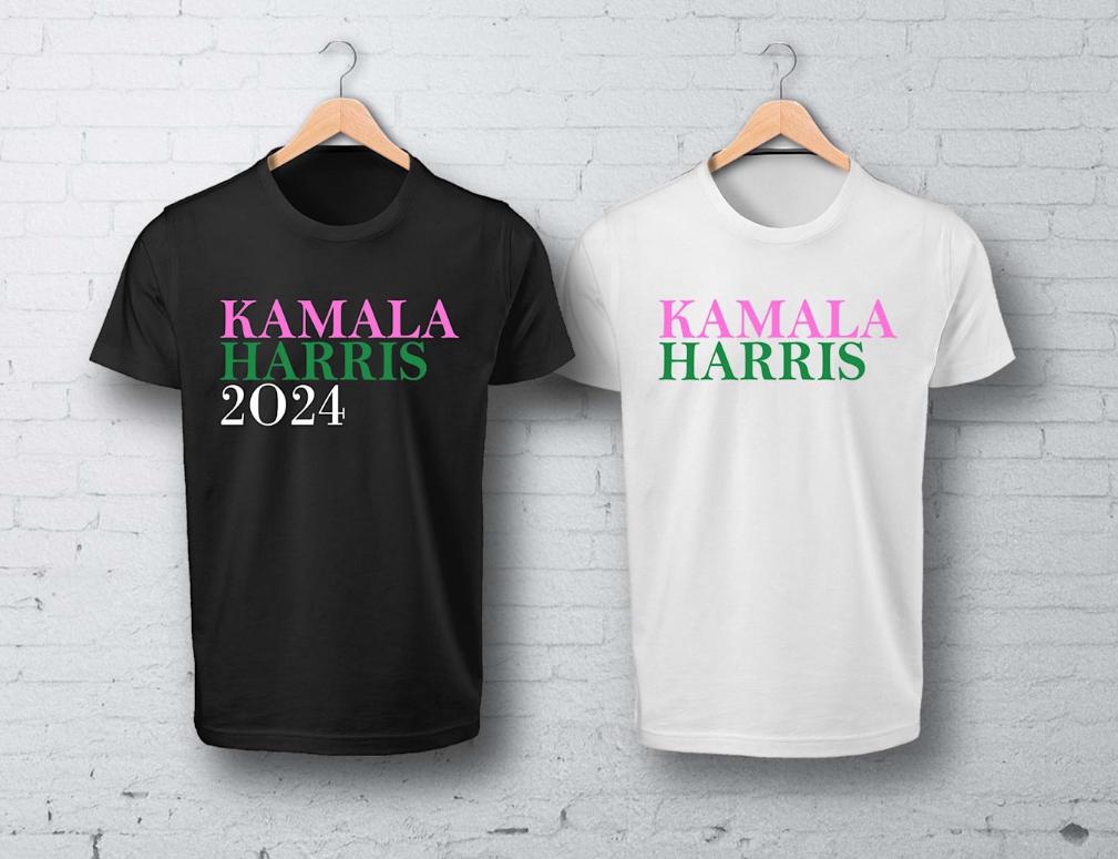 Kamala Harris 2024 Trailblazer | Motivational and Empowering T-Shirt in White