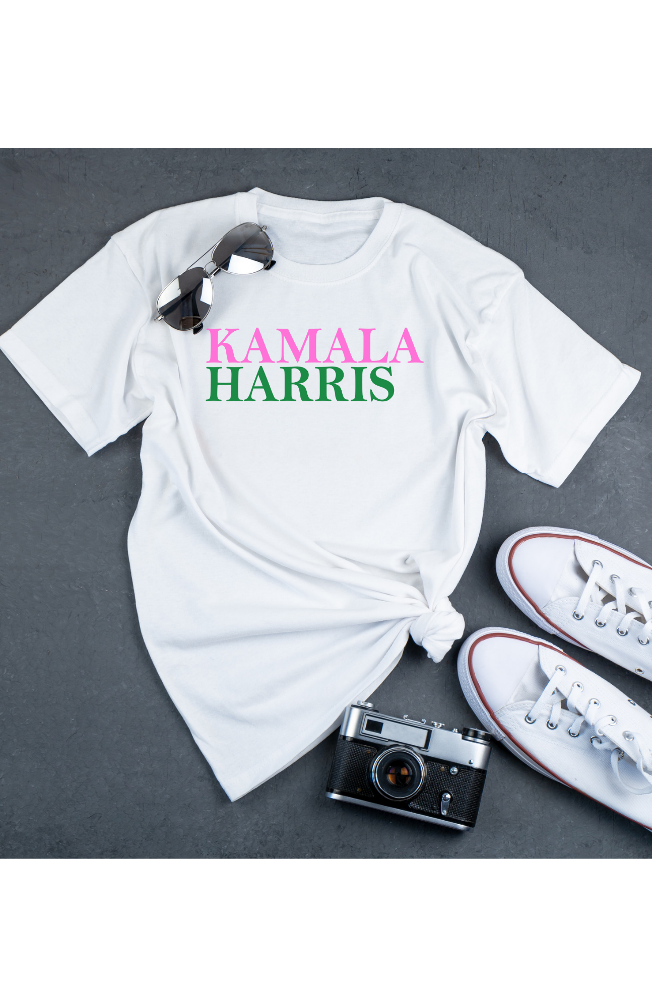 Kamala Harris 2024 Trailblazer | Motivational and Empowering T-Shirt in White