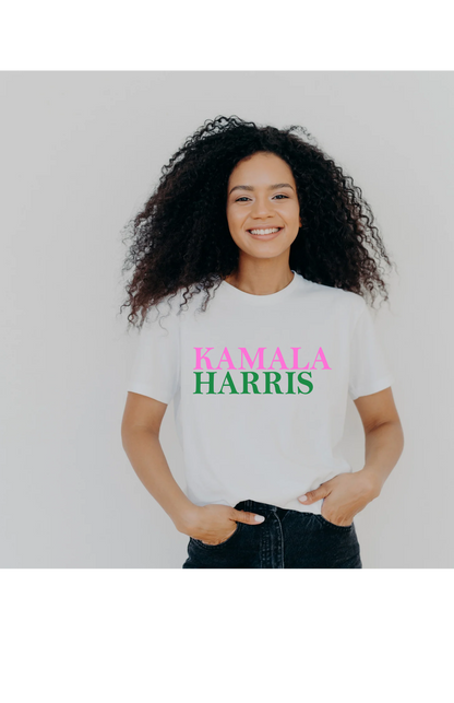 Kamala Harris 2024 Trailblazer | Motivational and Empowering T-Shirt in White