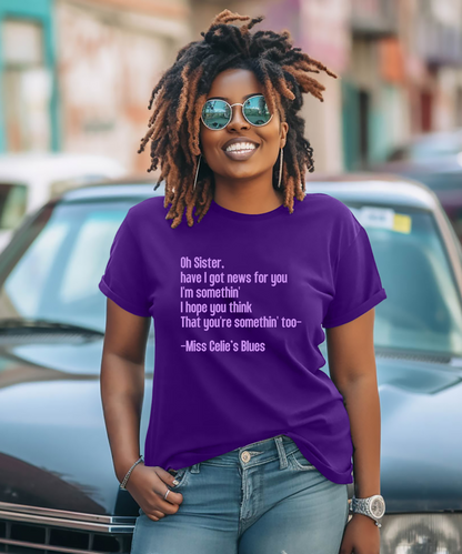 "Miss Celie's Blues" Unisex T-shirt from The Color Purple