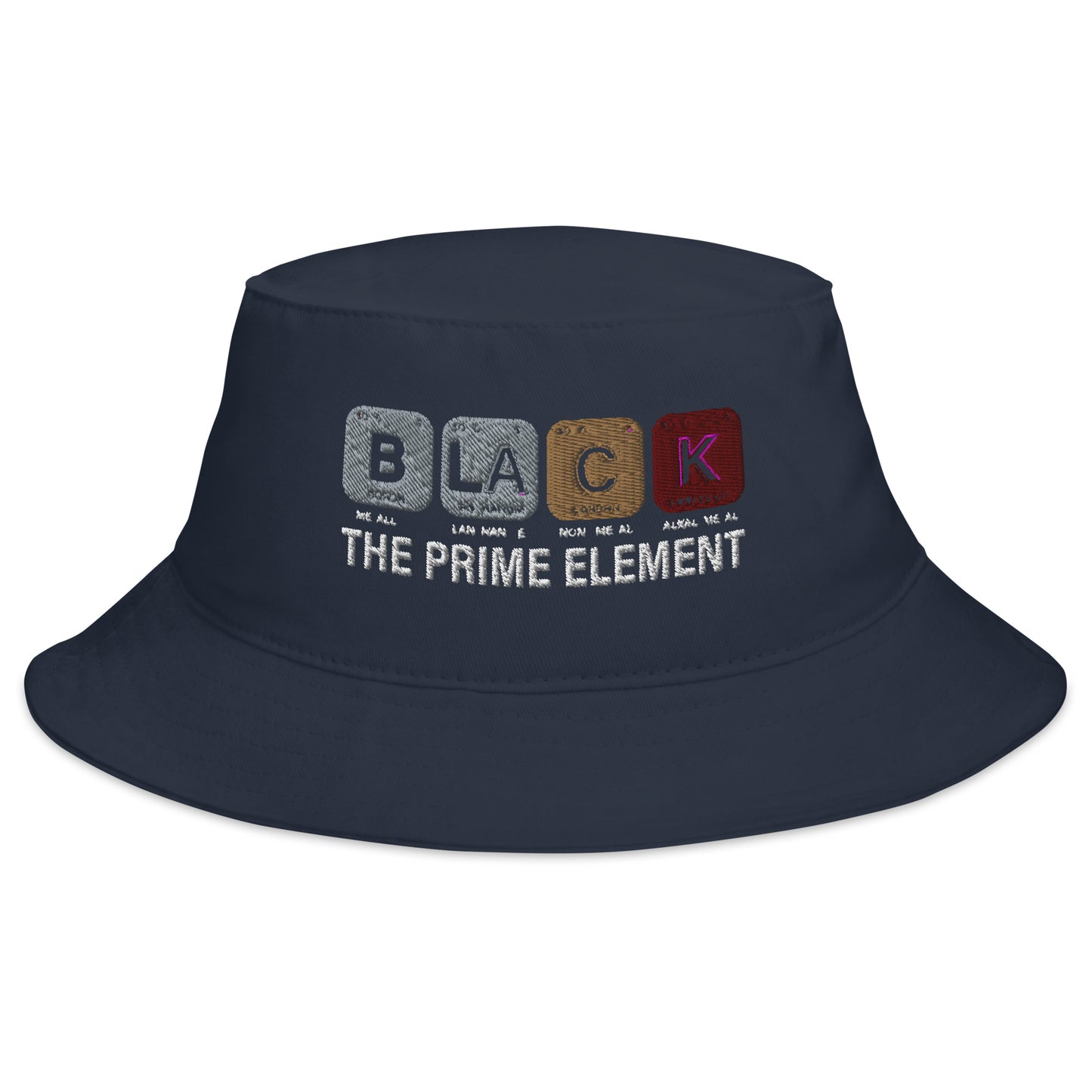 Black Element Themed Bucket Hat