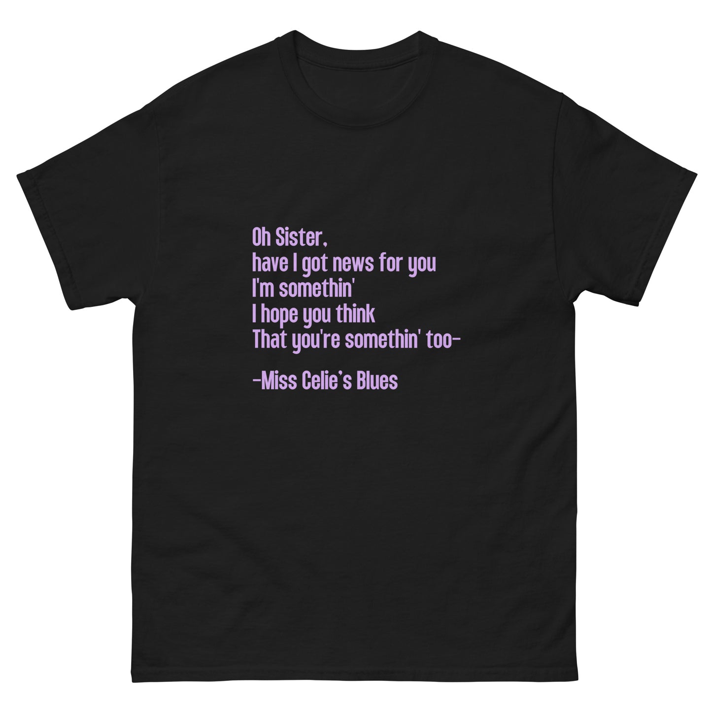 "Miss Celie's Blues" Unisex T-shirt from The Color Purple