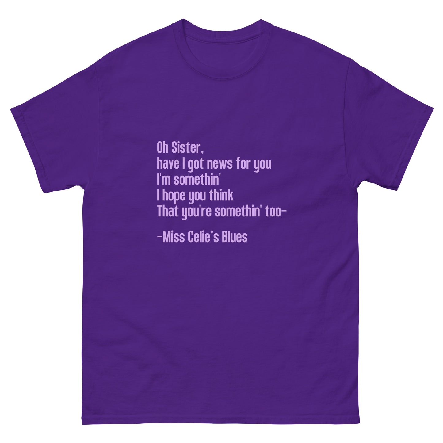 "Miss Celie's Blues" Unisex T-shirt from The Color Purple