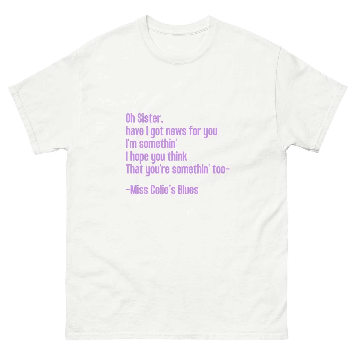 "Miss Celie's Blues" Unisex T-shirt from The Color Purple