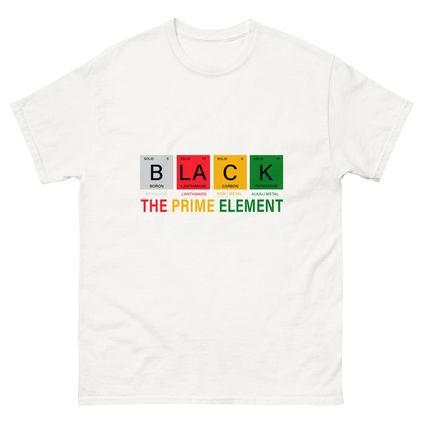 Colorful "Black Element" Unisex T-Shirt