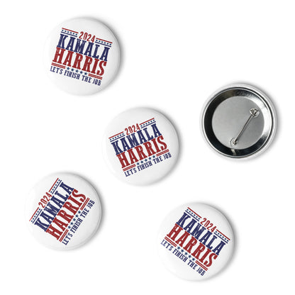 Kamala 2024: Let's Do It! Button Set - Support Kamala Harris, Presidential Election, Motivational Button Set