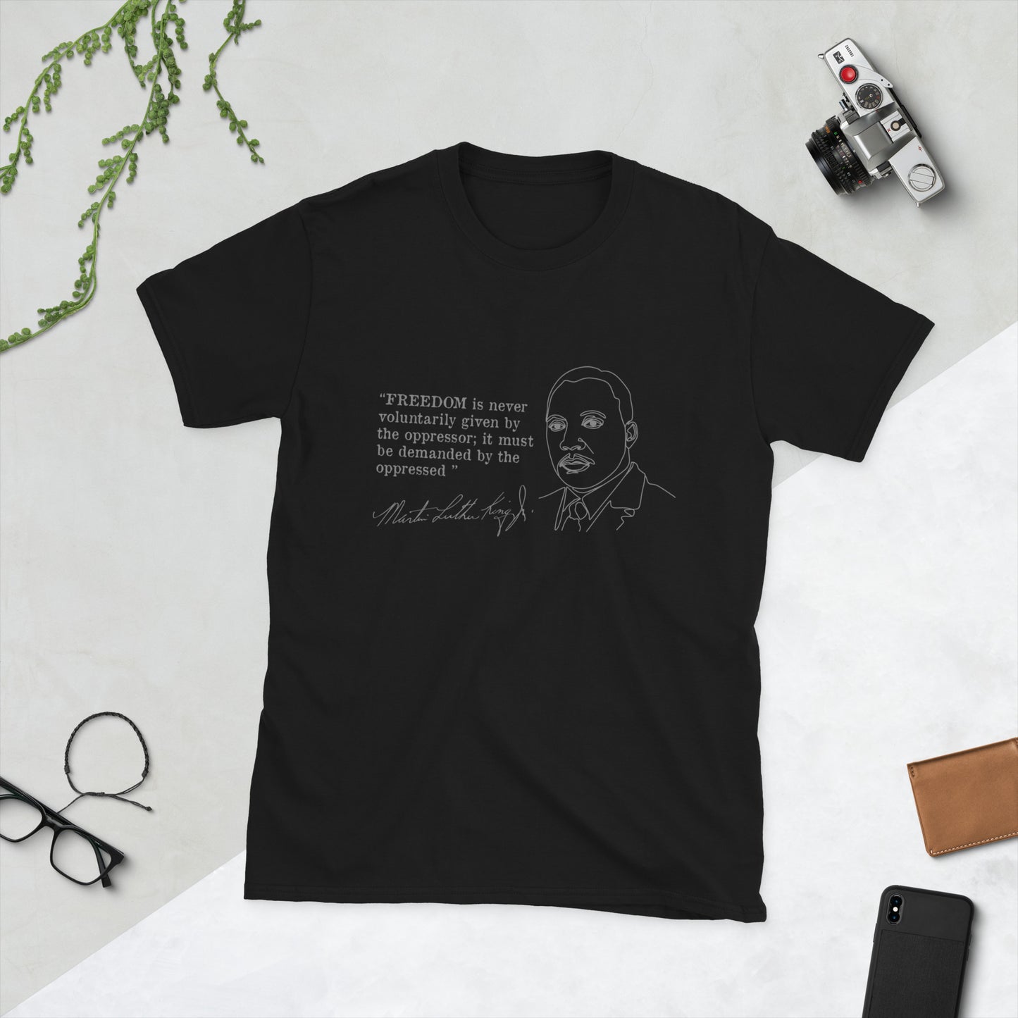 Martin Luther King Freedom Quote Shirt | Inspirational MLK Tee | Civil Rights Movement Shirt | Black History Apparel