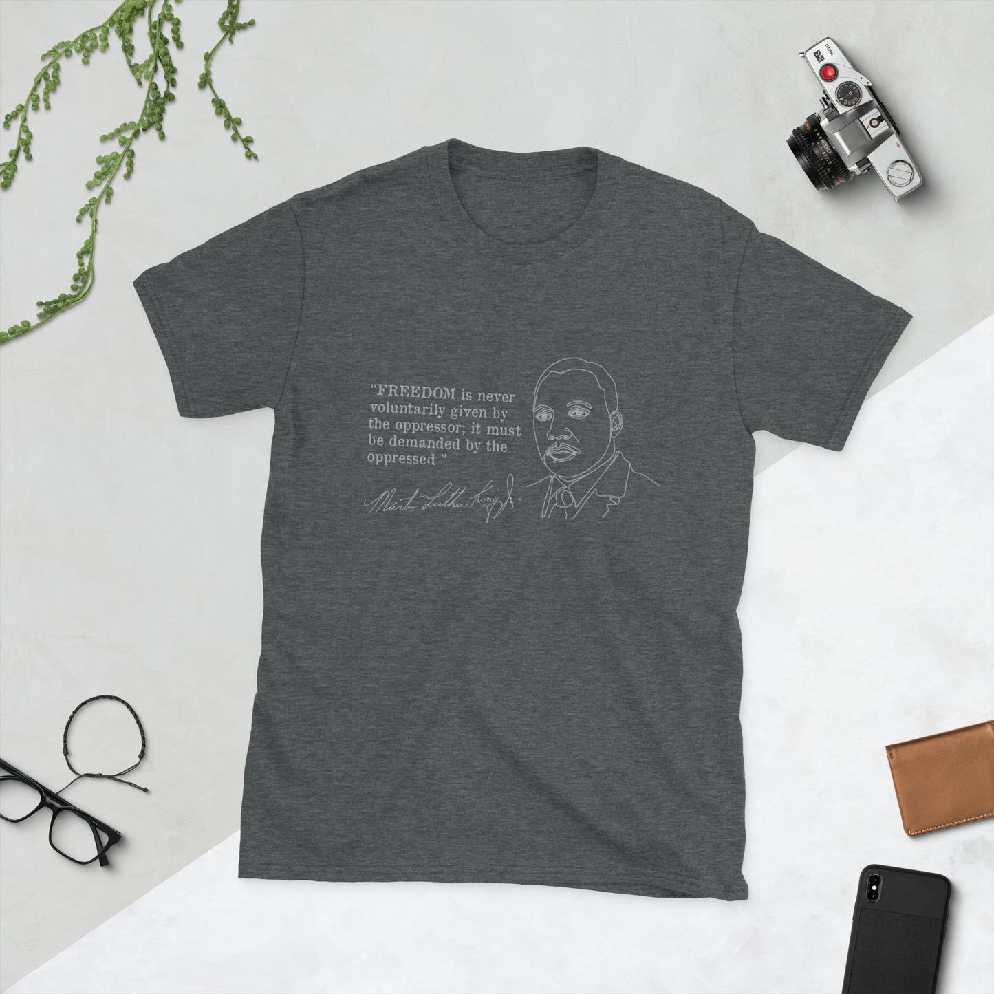 Martin Luther King Freedom Quote Shirt | Inspirational MLK Tee | Civil Rights Movement Shirt | Black History Apparel