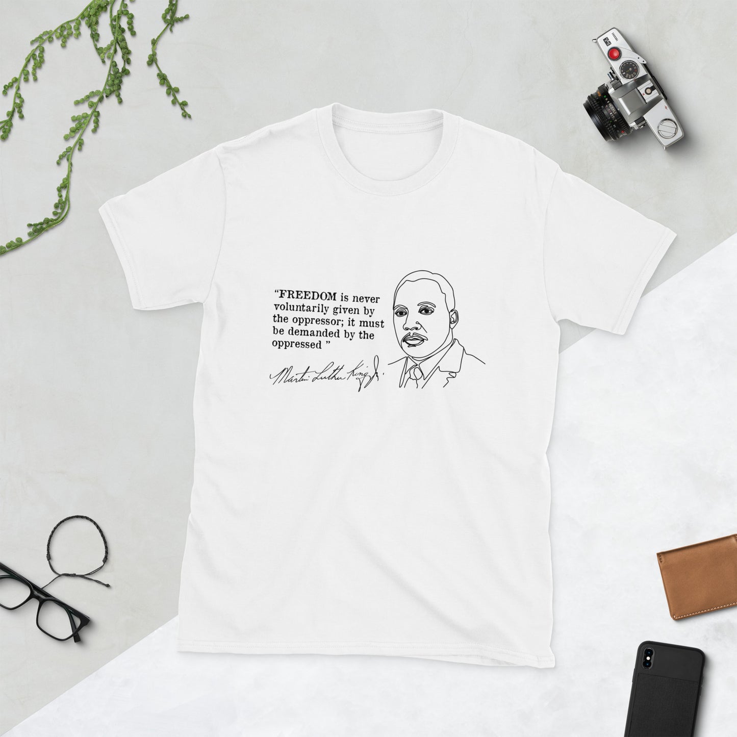 Martin Luther King Freedom Quote Shirt | Inspirational MLK Tee | Civil Rights Movement Shirt | Black History Apparel