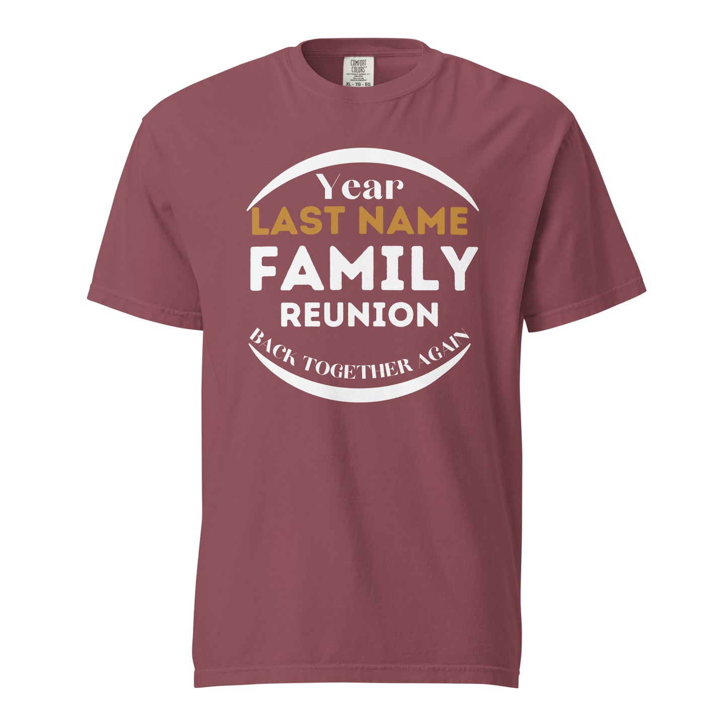 Back Together Again Custom Family Name 2024 Family Reunion T-Shirt | Personalized Family Gathering Tees | Unique Reunion Souvenirs