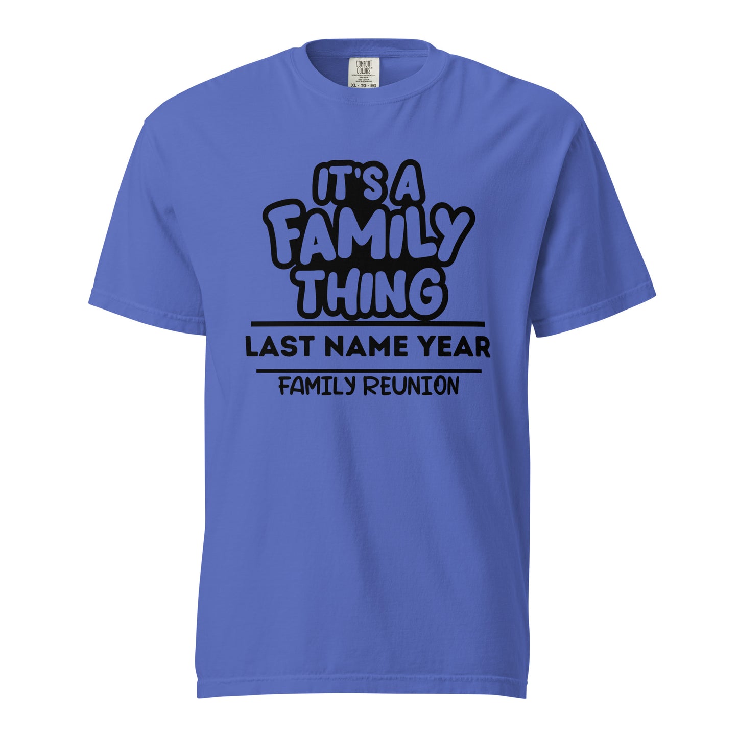 Family Thing Family Reunion T-Shirt | Personalized Name & 2024 | Custom Family Gathering Tees