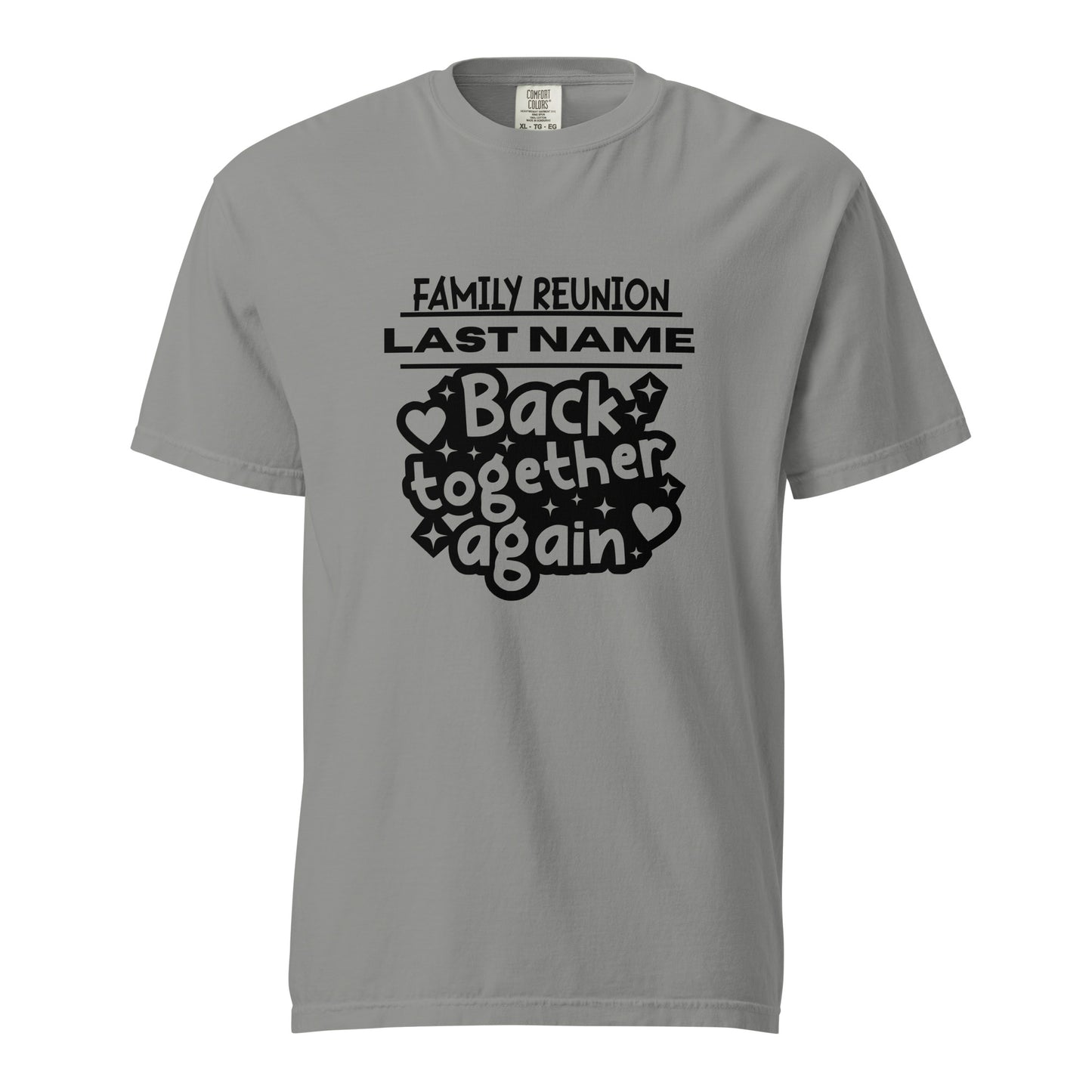 Custom Family Reunion Back Together Again 2024 Premium T-Shirt | Personalized Family Gathering Tees | Unique Reunion Souvenirs