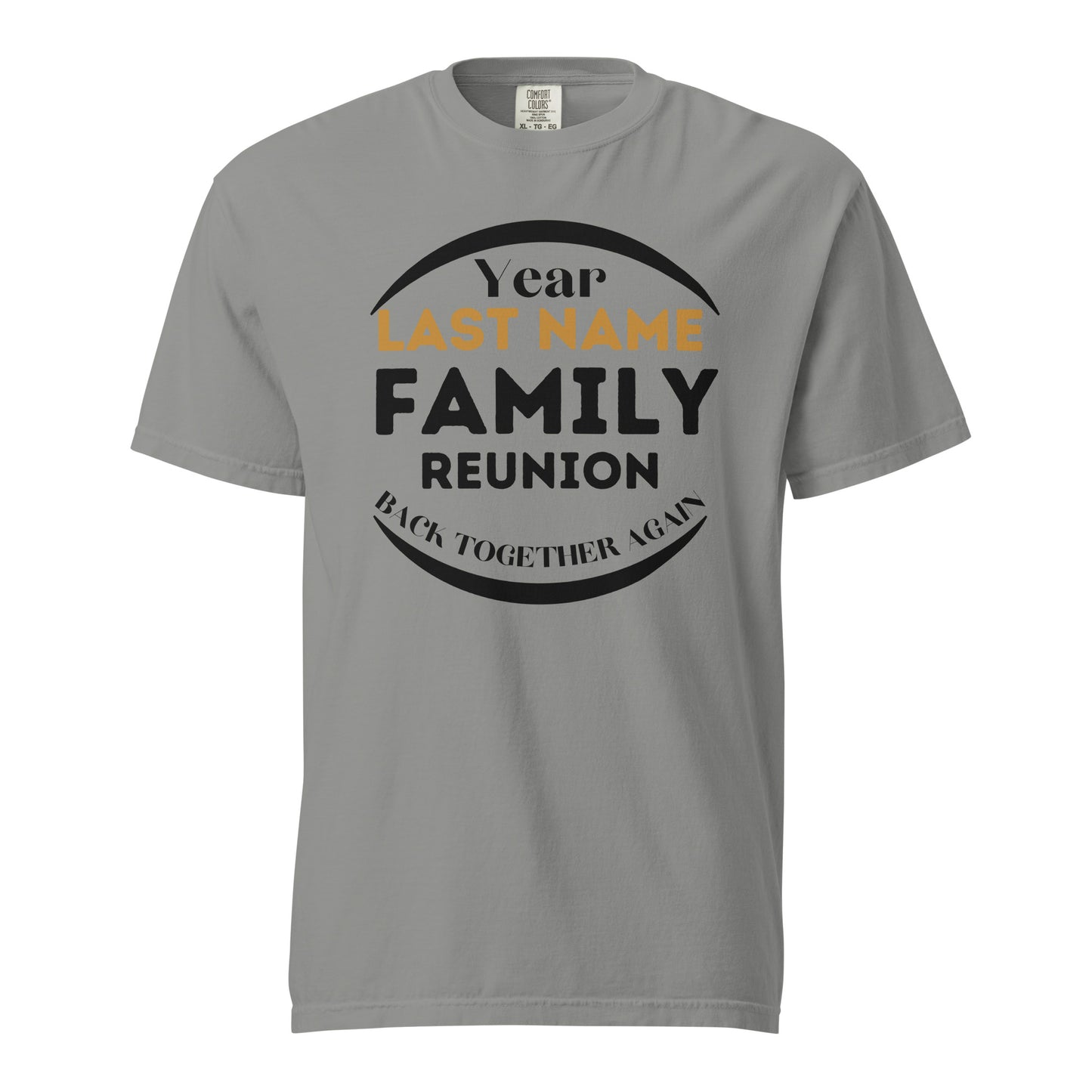 Back Together Again Custom Family Name 2024 Family Reunion T-Shirt | Personalized Family Gathering Tees | Unique Reunion Souvenirs