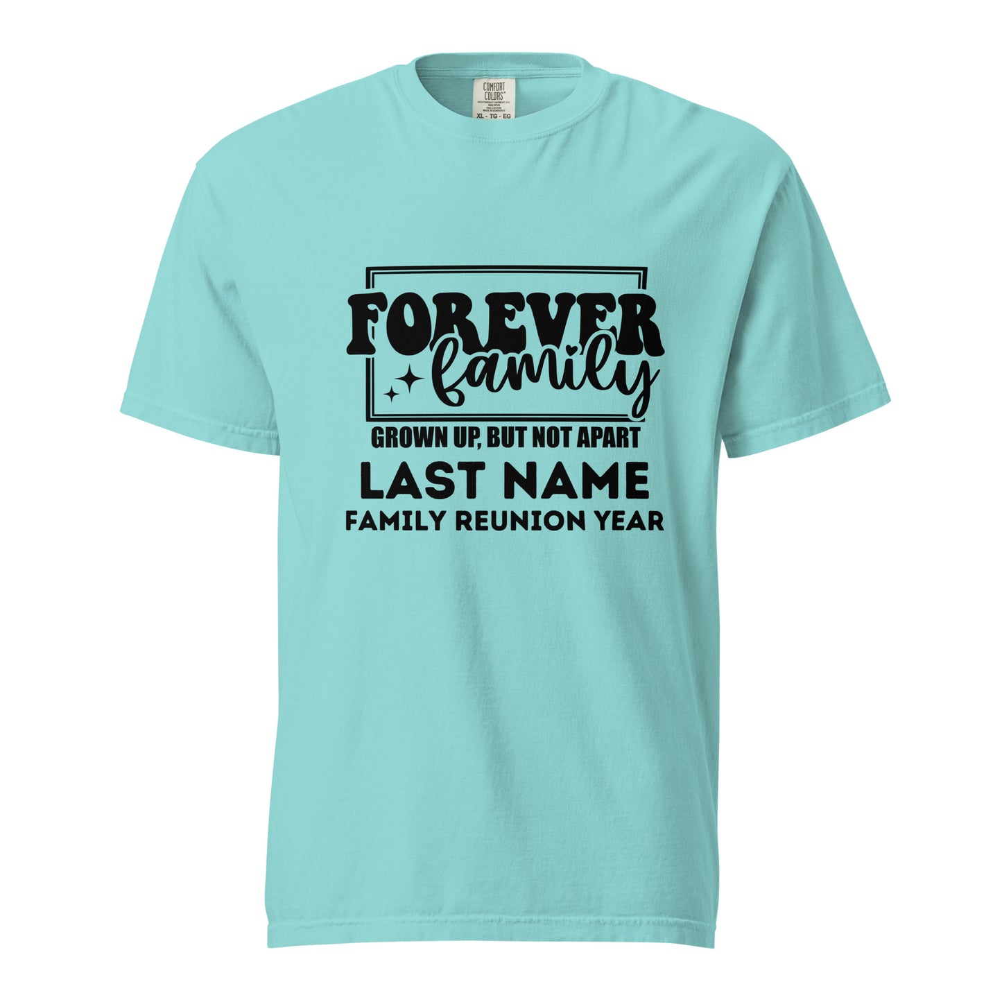 Forever Family Grown Up But Not Apart T-Shirts | Custom Last Name Reunion Tees | Personalized Family Gathering Shirts