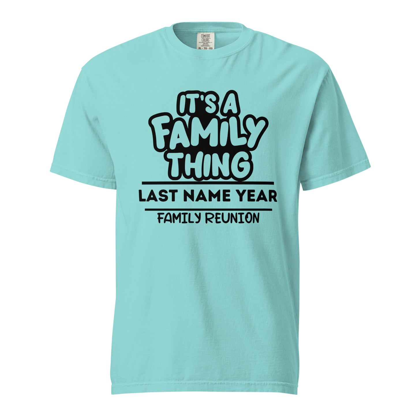 Family Thing Family Reunion T-Shirt | Personalized Name & 2024 | Custom Family Gathering Tees