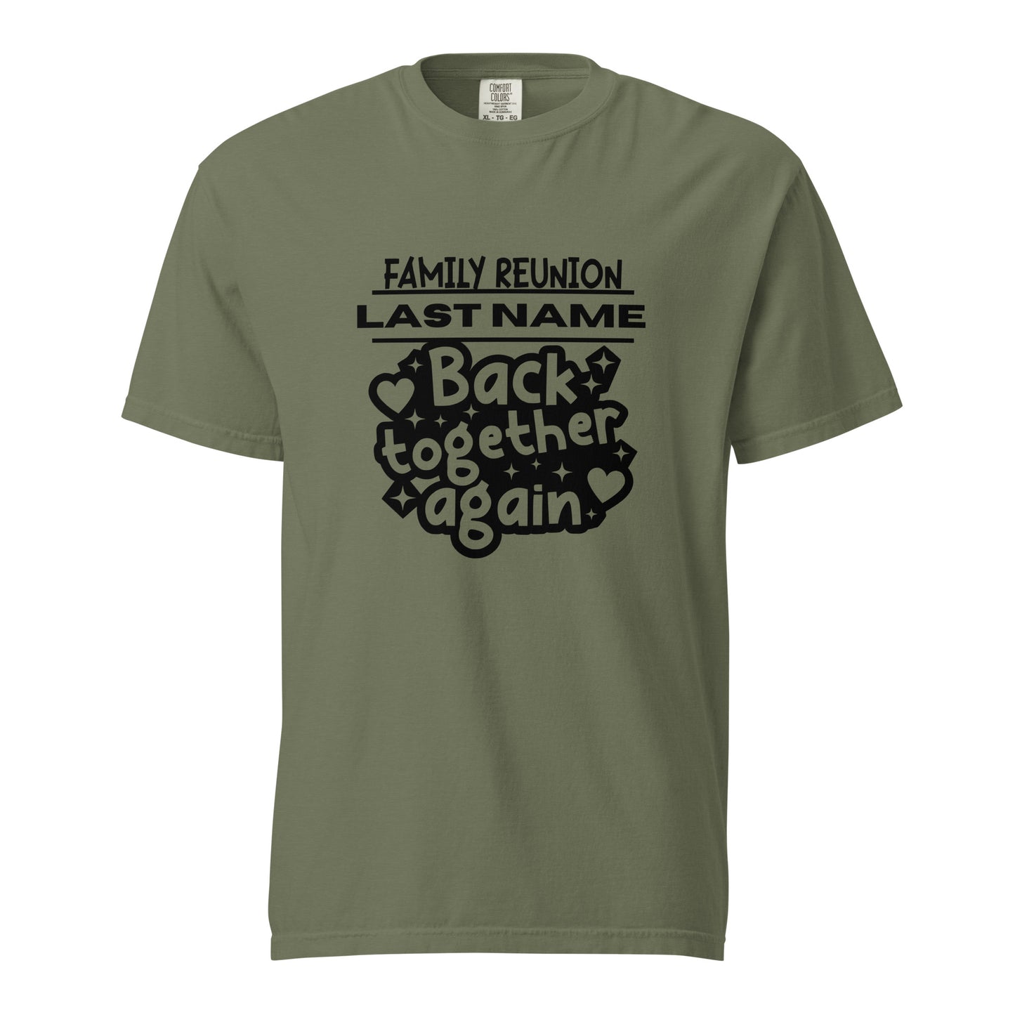 Custom Family Reunion Back Together Again 2024 Premium T-Shirt | Personalized Family Gathering Tees | Unique Reunion Souvenirs