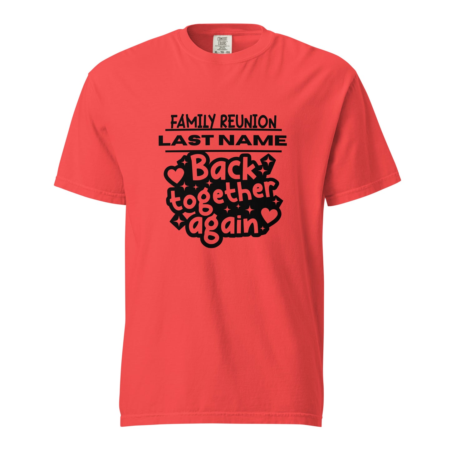 Custom Family Reunion Back Together Again 2024 Premium T-Shirt | Personalized Family Gathering Tees | Unique Reunion Souvenirs