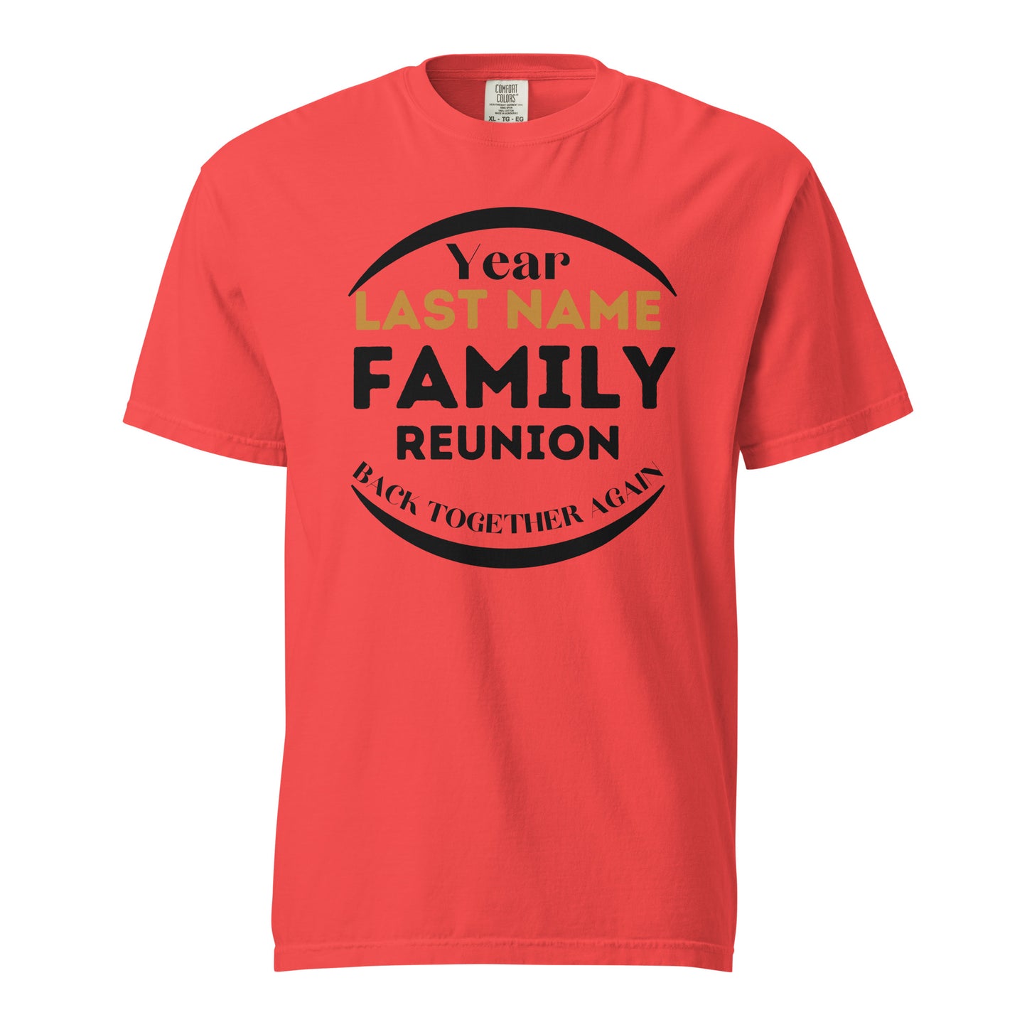 Back Together Again Custom Family Name 2024 Family Reunion T-Shirt | Personalized Family Gathering Tees | Unique Reunion Souvenirs