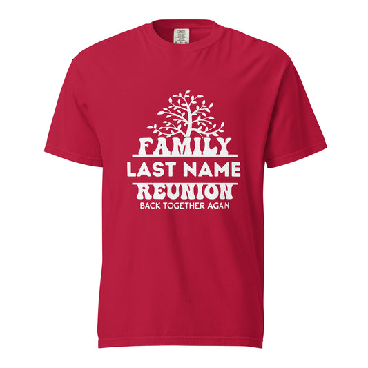 Custom Last Name Family Reunion T-Shirts | Personalized Family Gathering Tees | Unique Reunion Souvenirs | Family Name Shirts