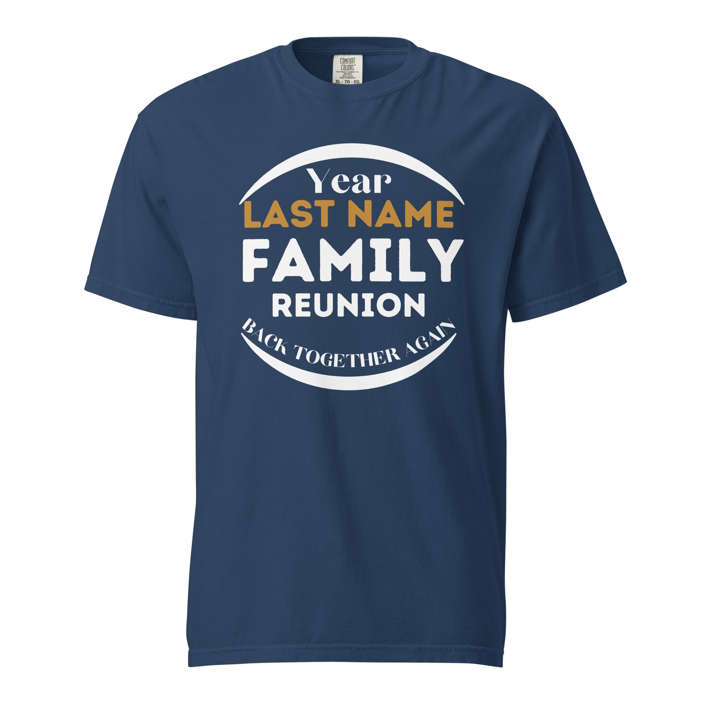 Back Together Again Custom Family Name 2024 Family Reunion T-Shirt | Personalized Family Gathering Tees | Unique Reunion Souvenirs