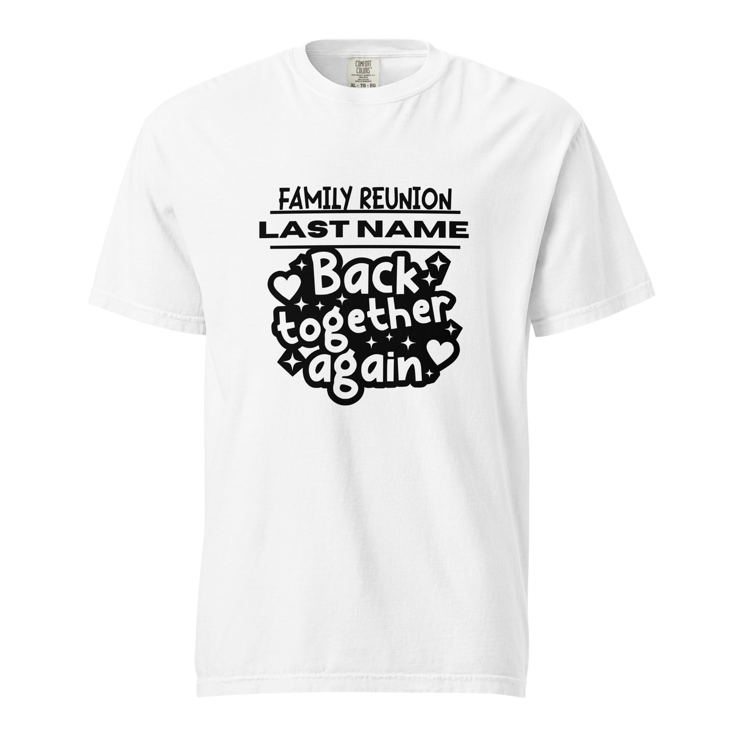 Custom Family Reunion Back Together Again 2024 Premium T-Shirt | Personalized Family Gathering Tees | Unique Reunion Souvenirs