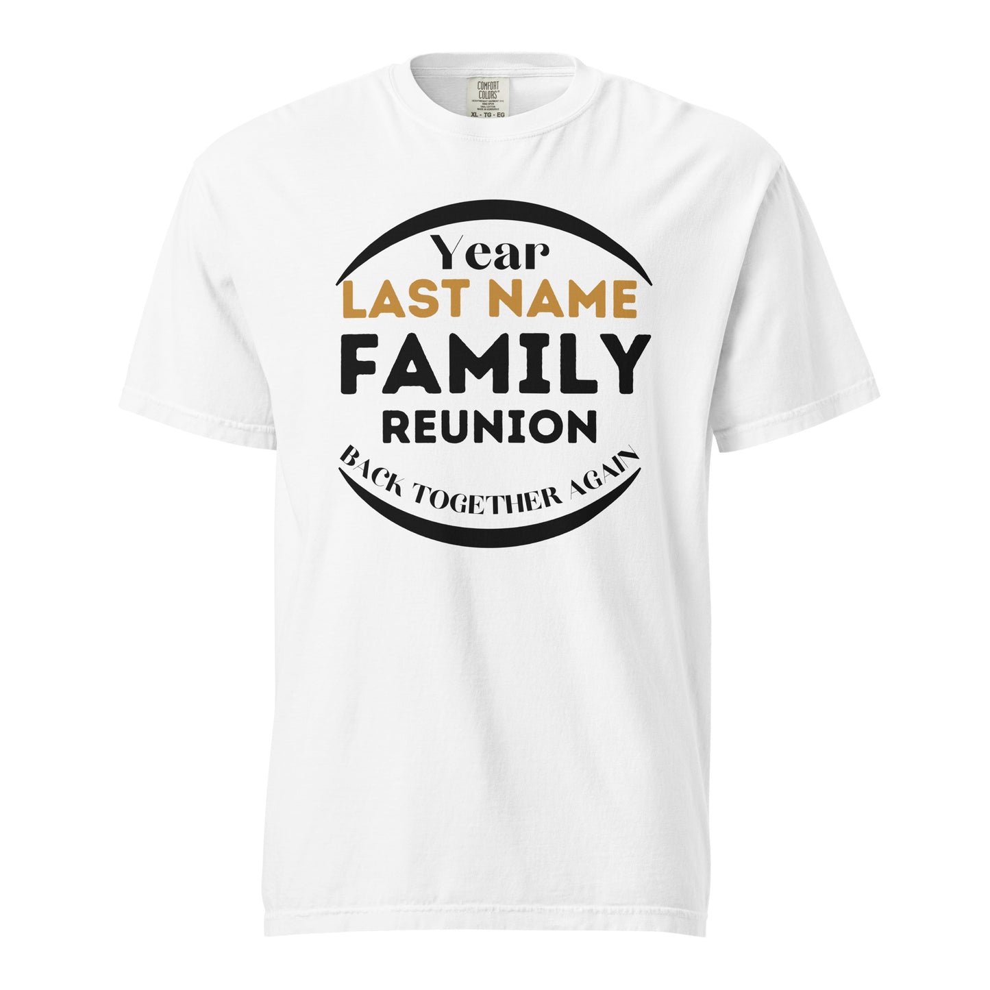 Back Together Again Custom Family Name 2024 Family Reunion T-Shirt | Personalized Family Gathering Tees | Unique Reunion Souvenirs