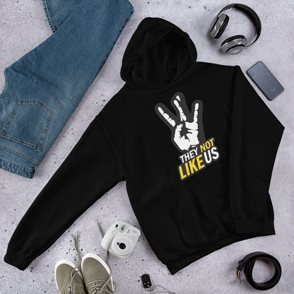 They Not Like Us - Unisex Hoodie  | Hip-Hop Inspired Motivational Hoodie