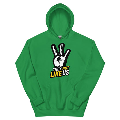 They Not Like Us - Unisex Hoodie  | Hip-Hop Inspired Motivational Hoodie