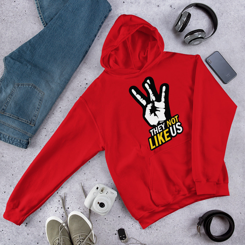 They Not Like Us - Unisex Hoodie  | Hip-Hop Inspired Motivational Hoodie