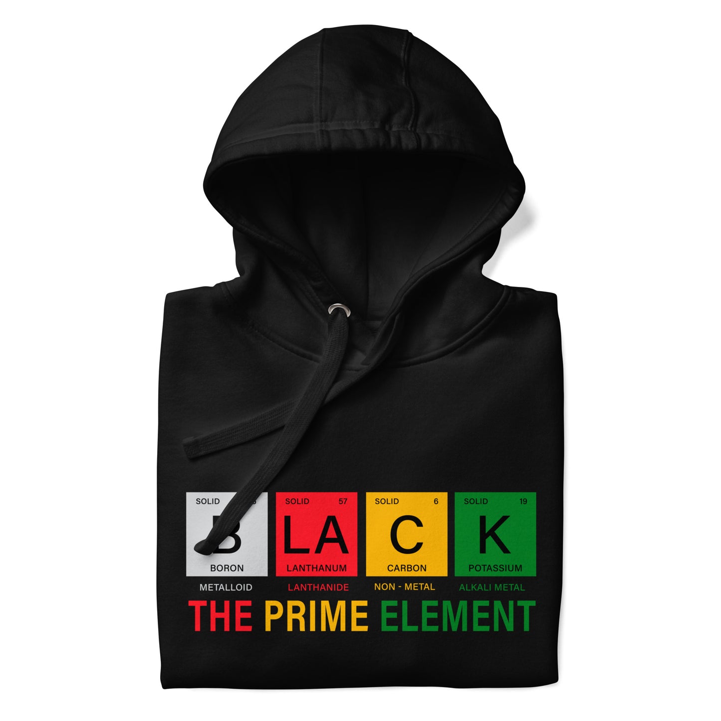 Colorful "Black Element" Unisex Hoodie