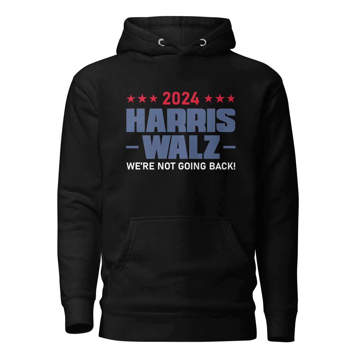 2024 Harris Walz We Are Not Going Back | Voting Rights, Social Justice, Equality Hoodie