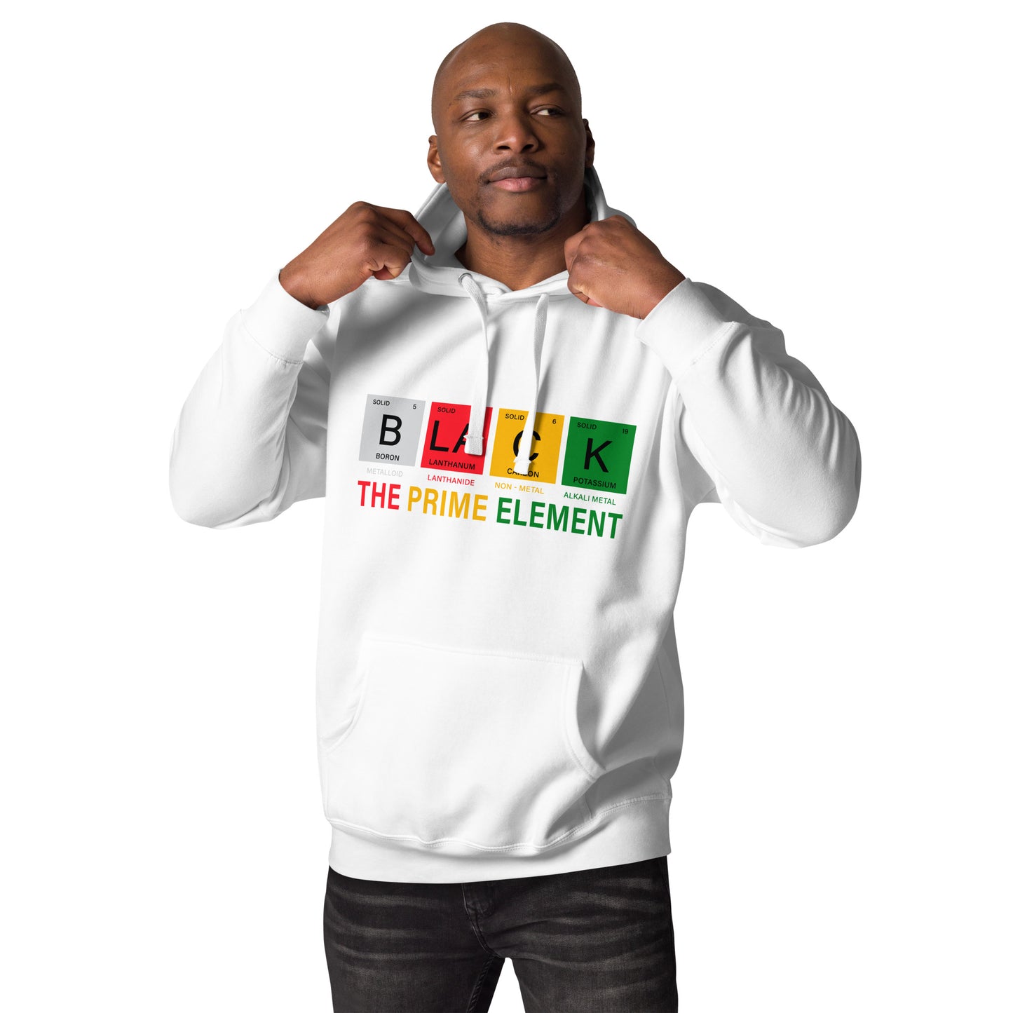 Colorful "Black Element" Unisex Hoodie