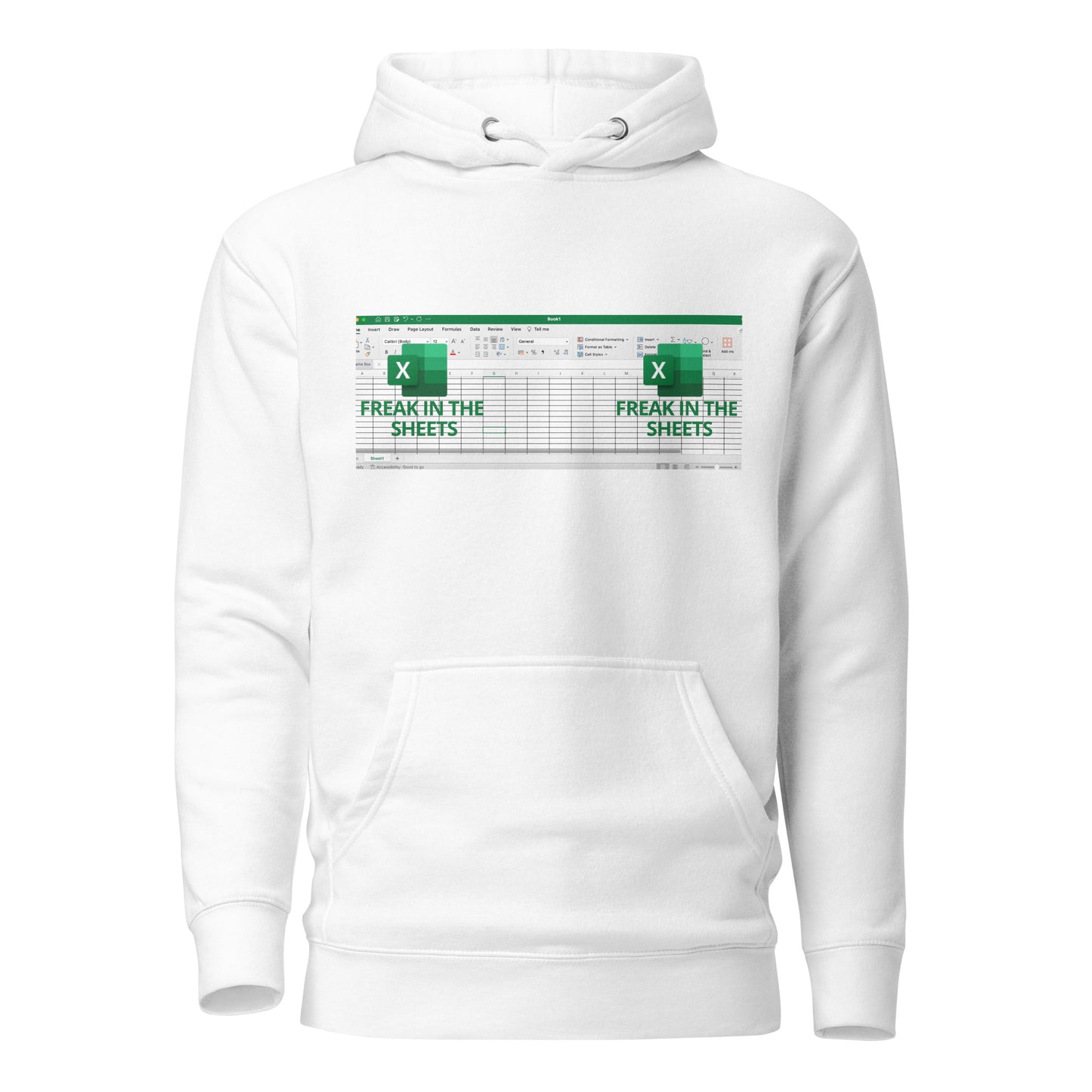 Freak in the Sheets | Funny Data Analyst Unisex Hoodie - Tech Enthusiast Sweatshirt | Excel Lover's Hoodie