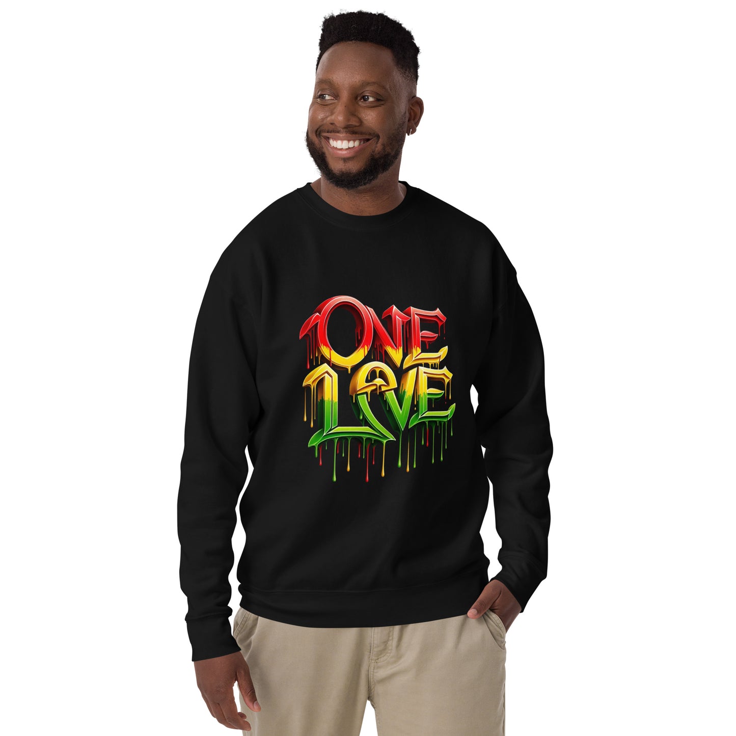 One Love Unisex Premium Sweatshirt (2)