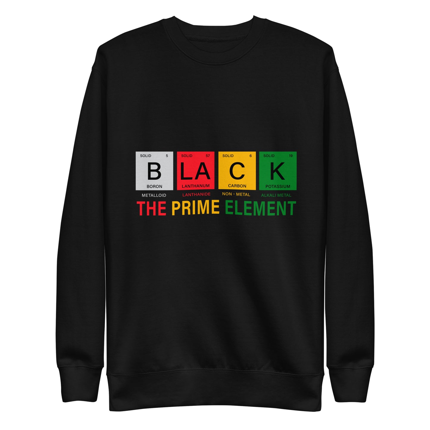 Colorful "Black Element" - Unisex Sweatshirt